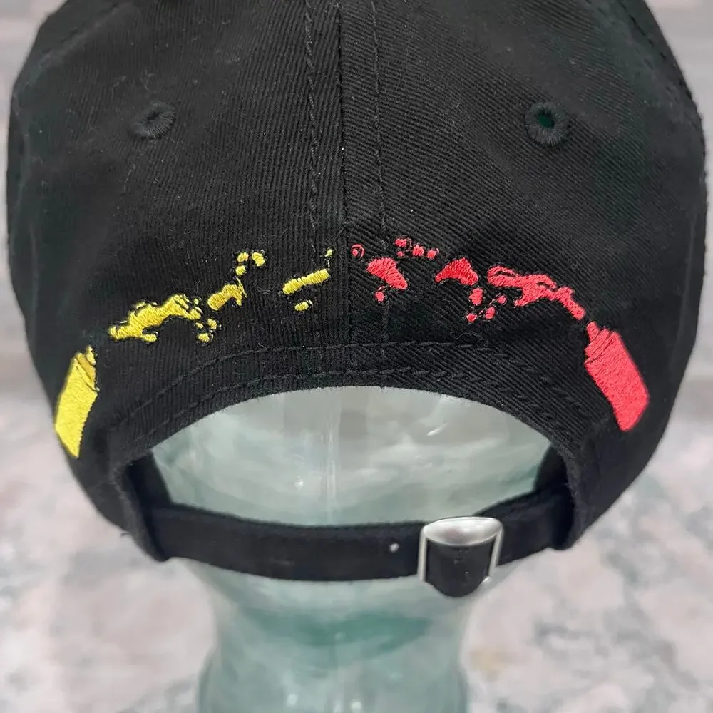 NWT Bob's Burgers Black Baseball Cap Hat Embroidered Logo Adjustable Dad Hat OS